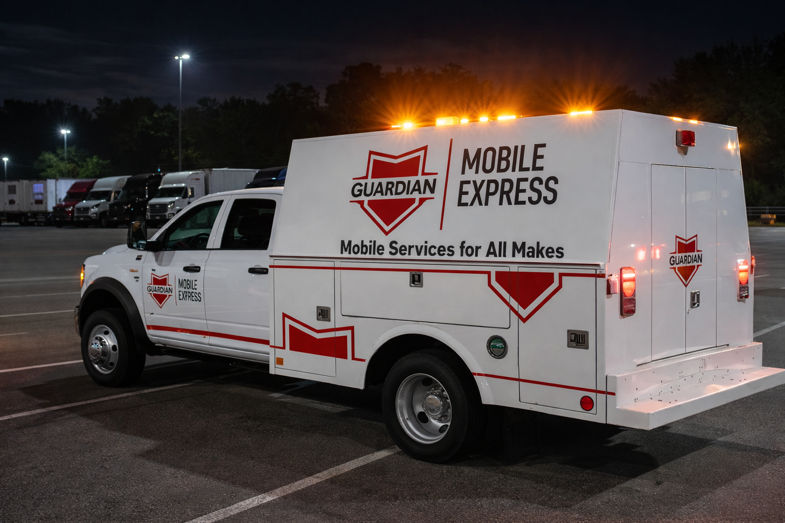 GME Truck Parking Lot